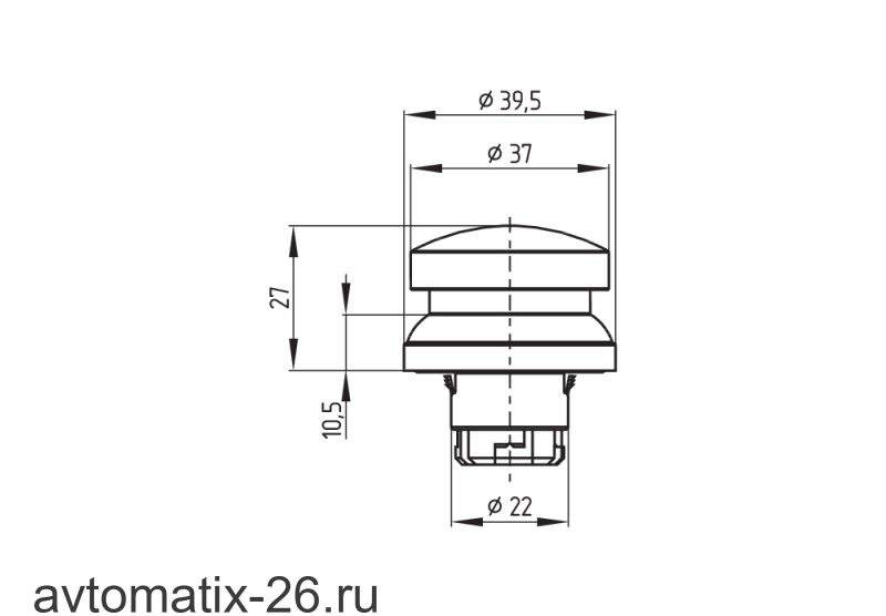 Кнопочный выключатель Schmersal RDP40GN