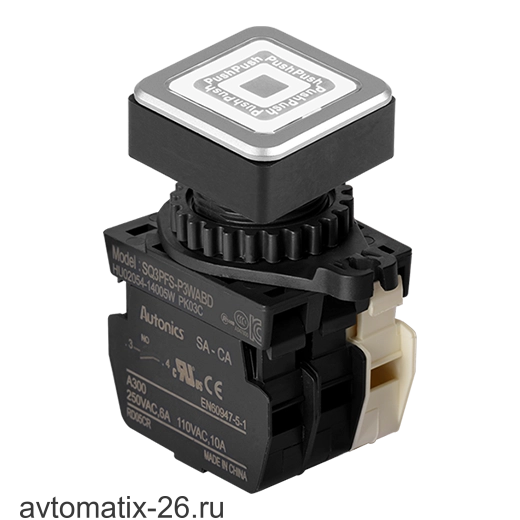 Кнопочный выключатель Autonics SQ3PFS-P3WABLM