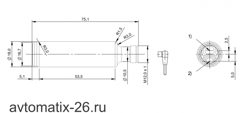 Оптический датчик Balluff BOS G18E-PA-RD20-S4