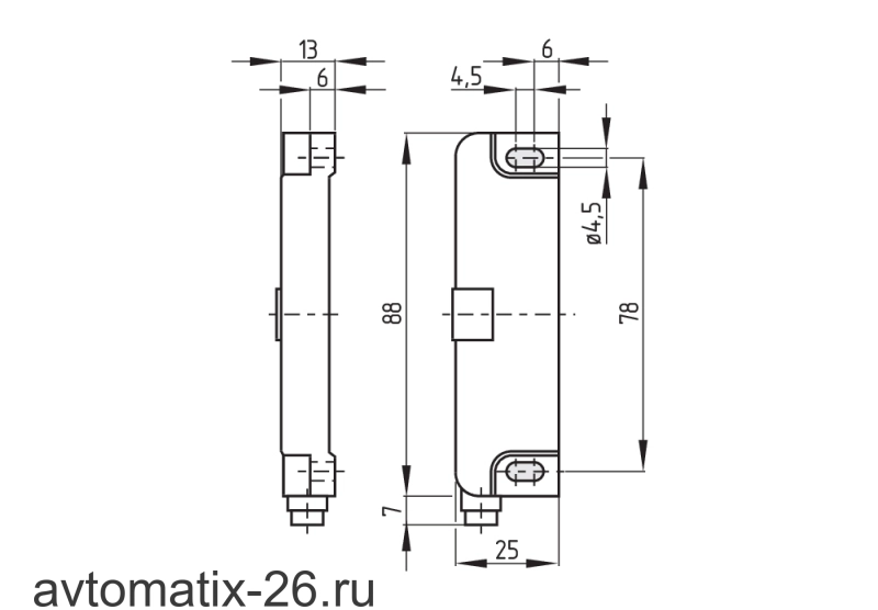 Магнитный датчик безопасности Schmersal BNS36-11/01Z-ST-L
