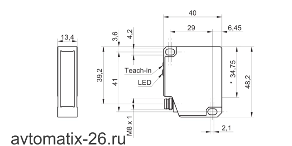 Лазерный датчик расстояния Baumer OADM 13I7760/S35A