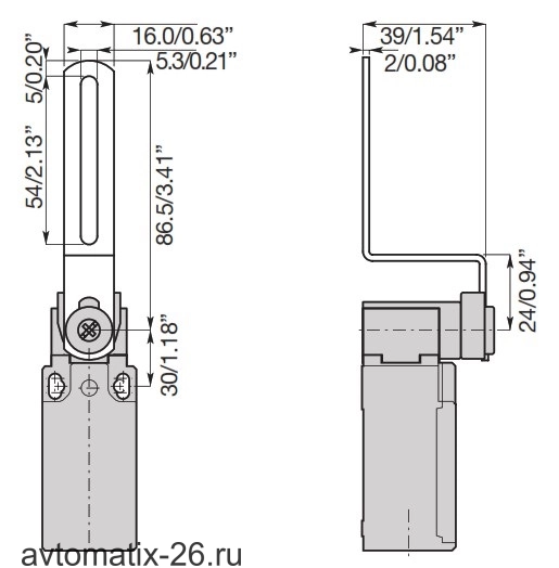 Концевой выключатель Carlo Gavazzi PS21H-AT11HC-T00