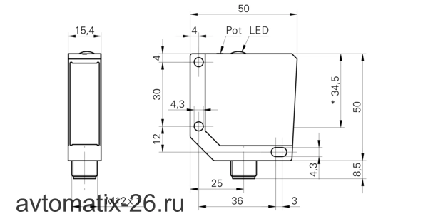 Оптический датчик Baumer OHDM 16N5001/S14