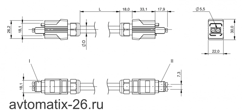 Соединительный кабель Balluff BCC HA72-HA72-9A-371-PX52L2-100