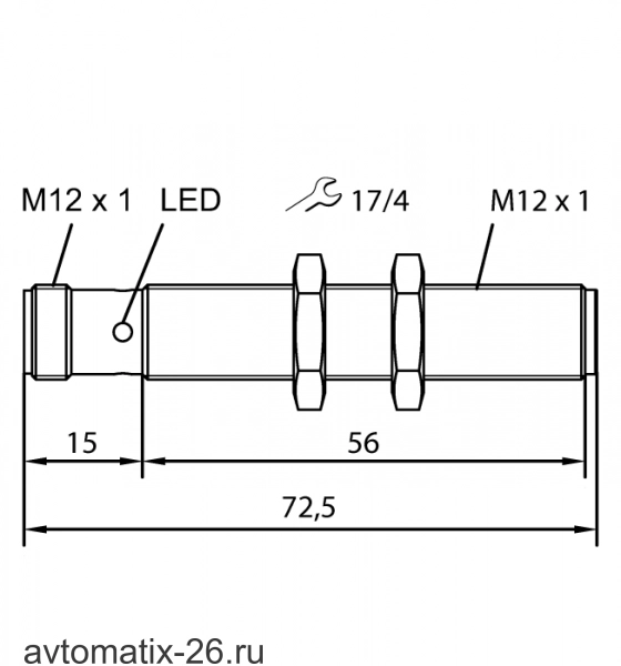 Ультразвуковой датчик TURCK RU40U-M12-LI8X2-H1141