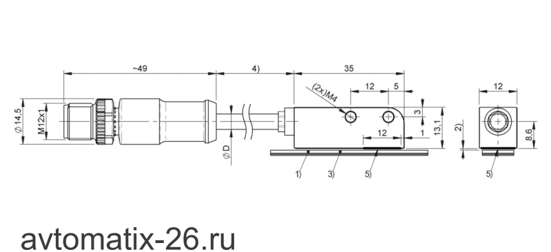 Магнитный энкодер Balluff BML-S1F1-A62Z-M310-90-KA00,3-S284