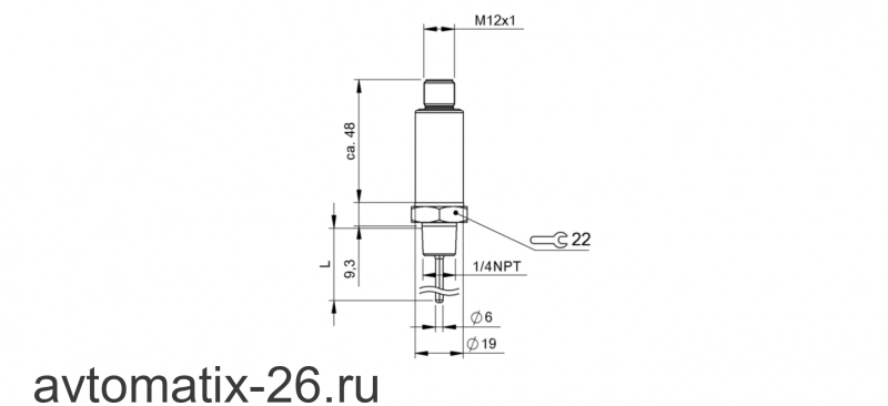 Датчик температуры Balluff BFT 6025-FC002-A06A1A-S4