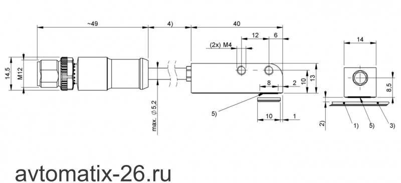 Магнитный энкодер Balluff BML-S1H2-S6RC-M3AA-D0-KA00,3-S284