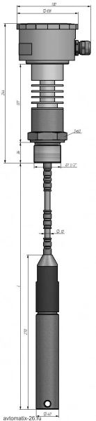 Емкостной уровнемер СЕНСОР ДНЕ-4Д093-117Т44