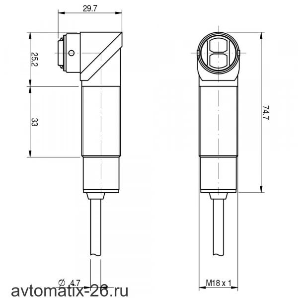 Оптический датчик Micro Detectors MP0/00-1A