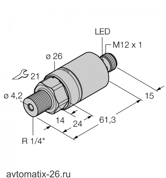 Датчик давления TURCK PC025V-210-2UPN8X-H1141