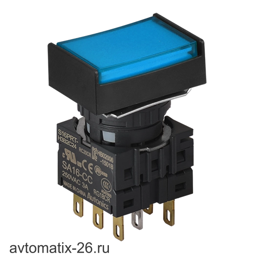 Кнопочный выключатель Autonics S16PRT-H4B2C5