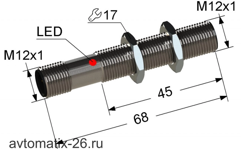Индуктивный датчик Мега-К PS2-12M68-2B51-C4
