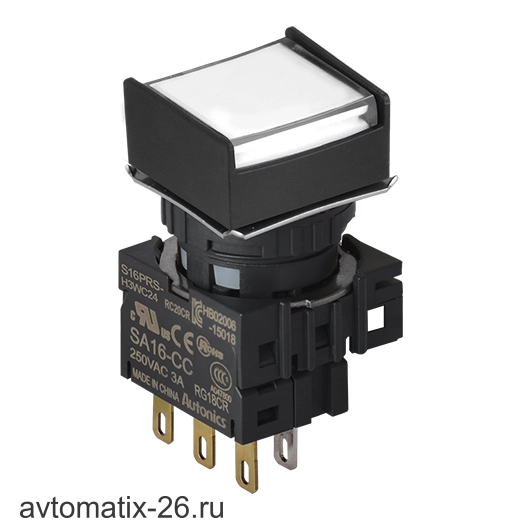 Кнопочный выключатель Autonics S16PRS-H3WC12