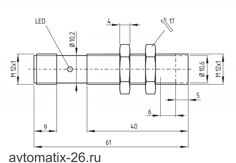 Индуктивный датчик Schmersal IFL2-12-10STP