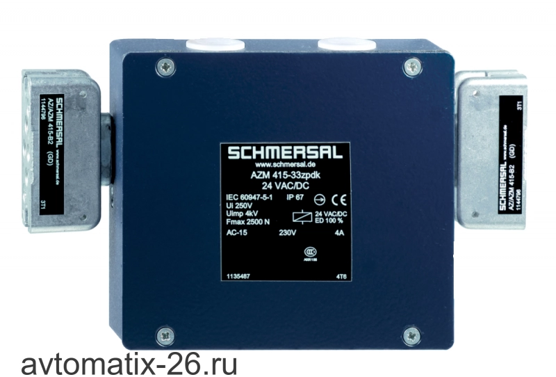Дверной выключатель безопасности Schmersal AZM415-33ZPDK 24VAC/DC