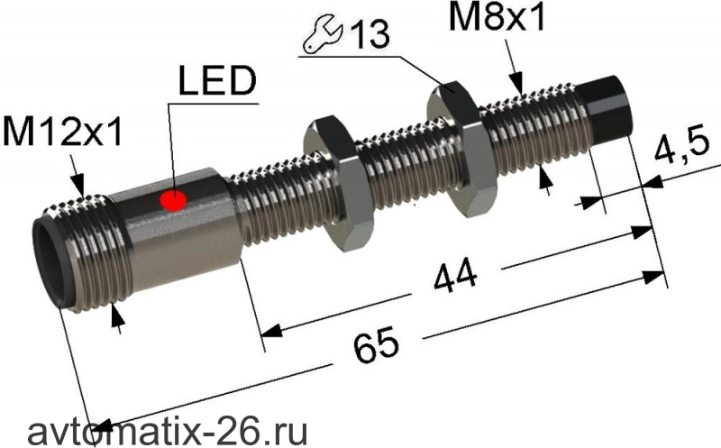 Индуктивный датчик Мега-К PS2-08M65-3N21-C4