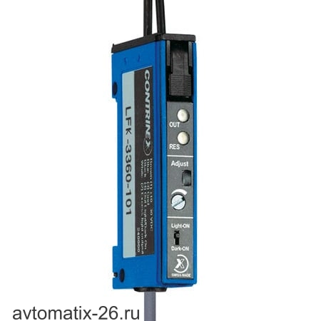 Усилитель для оптоволоконных датчиков Contrinex LFK-3360-101