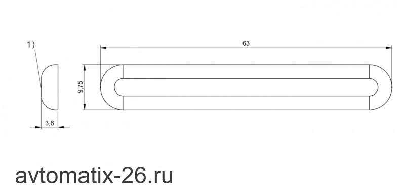 Транспондер RFID Balluff BIS U-106-A0/C0M
