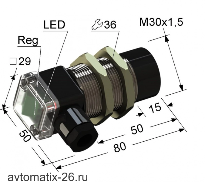 Емкостный датчик PS1-30M80-30N51-B