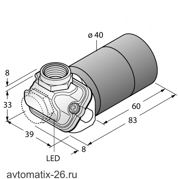 Емкостной датчик TURCK BC20-K40WDTC-VP4X2/S930