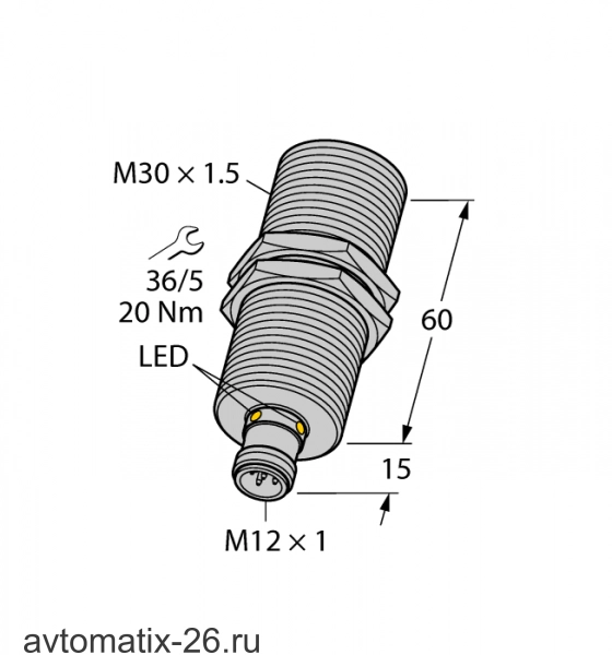 Ультразвуковой датчик TURCK RU300U-M30E-LI8X2-H1151