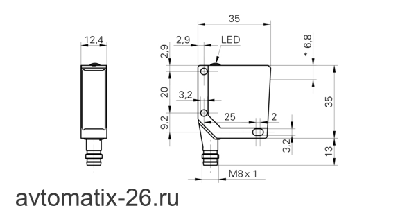Оптический датчик Baumer OPDM 12P5101/S35A