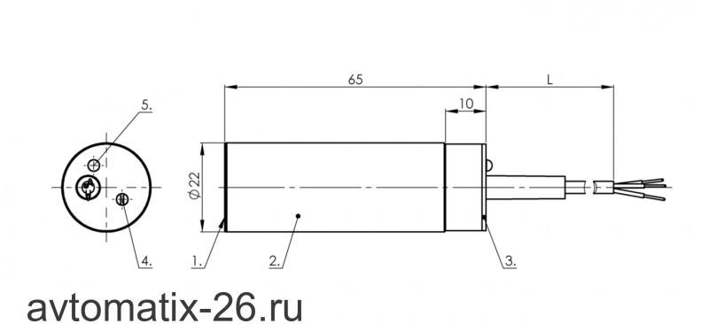 Емкостной датчик Balluff BCS D22V4M1-PSC10C-EV02