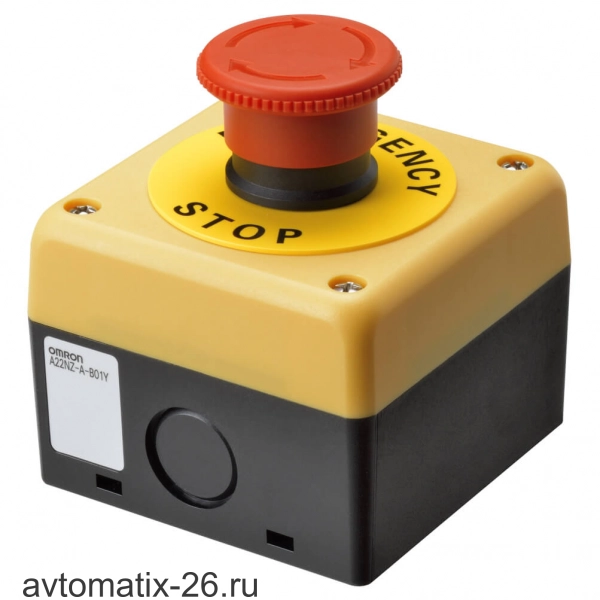 Выключатель аварийной остановки Omron A22NE-M-P102-N-B