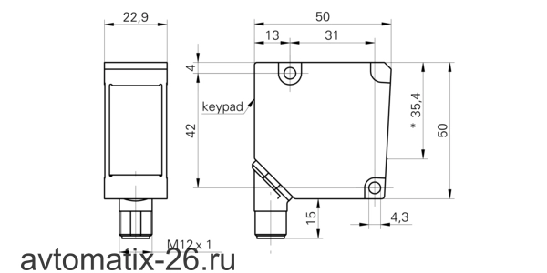 Датчик цвета Baumer FKDM 22N1901/S14F