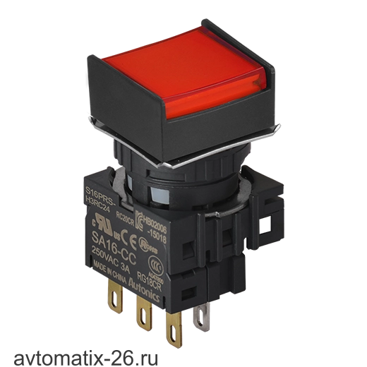 Кнопочный выключатель Autonics S16PRS-H3RC5