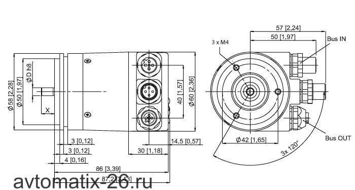 Энкодер TURCK RM-29S6S-9A28B-R3M12