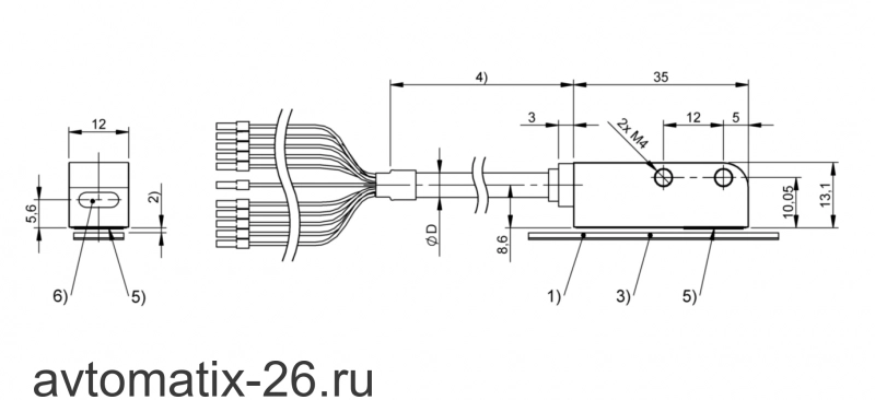 Магнитный энкодер Balluff BML SF2-I211-QZ11-ZU25-KA05