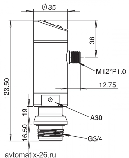 Датчик давления EMA Electronics PA3203