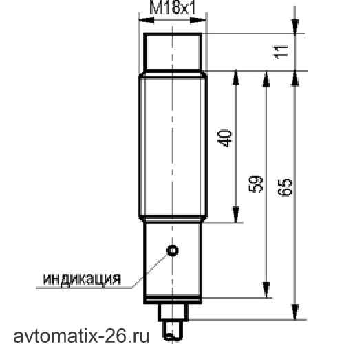 Индуктивный датчик расстояния ТЕКО ISAN E41A-43P-8-P