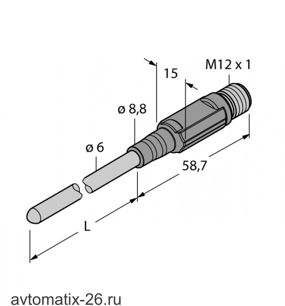 Датчик температуры TURCK TTM150C-206A-CF-LI6-H1140-L200-50/150A°C