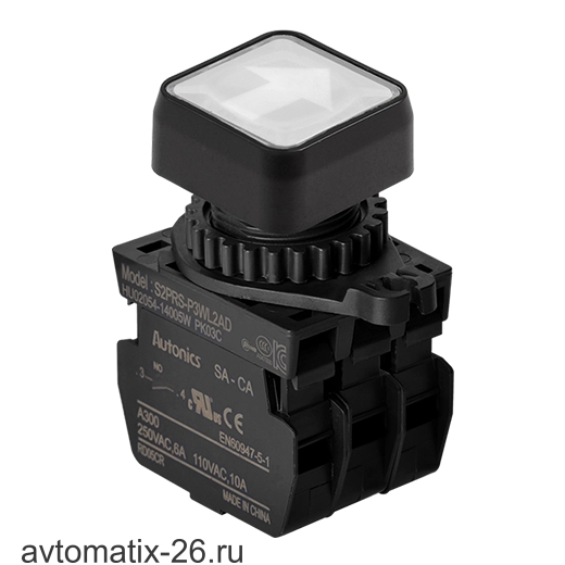 Кнопочный выключатель Autonics S2PRS-P3WL2ALM