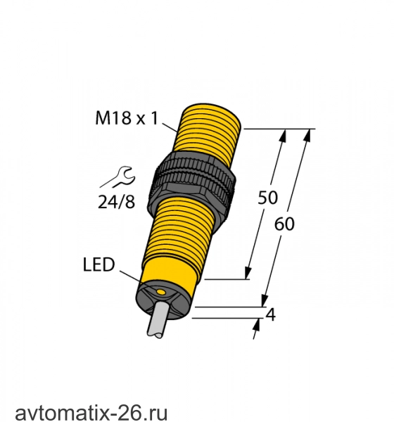 Индуктивный датчик TURCK BI5-S18-AZ3X/S100