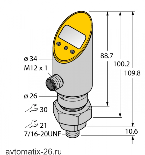 Датчик давления TURCK PS400R-505-2UPN8X-H1141