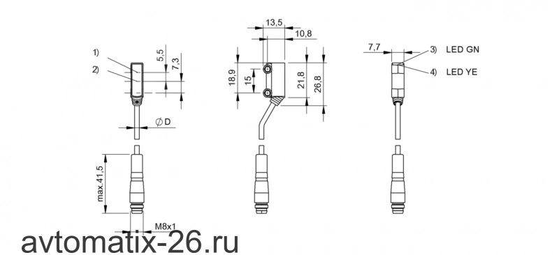 Оптический датчик Balluff BOS R020K-PS-RF11-00,2-S49