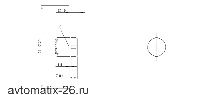 Транспондер RFID Balluff BIS C-130-05/L