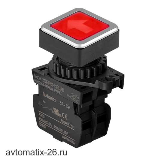 Кнопочный выключатель Autonics SQ3PFS-P3RUADM