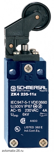 Kонцевой выключатель безопасности Schmersal ZK4 235-02Z