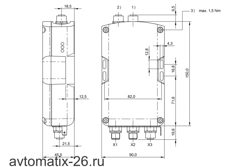 Блок обработки RFID Balluff BIS M-6002-051-050-03-ST11