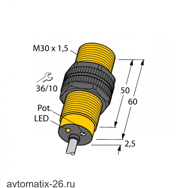 Емкостной датчик уровня TURCK BCF10-S30-AZ3X