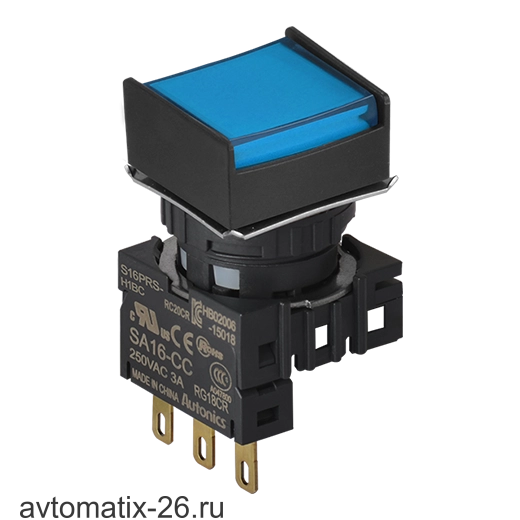 Кнопочный выключатель Autonics S16PRS-H2BC