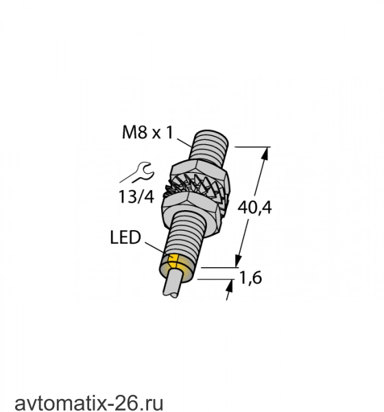 Индуктивный датчик TURCK BI2-EG08-AN6X