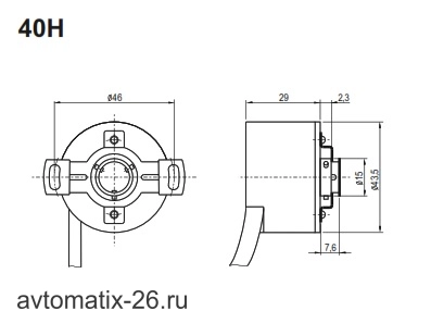 Инкрементальный энкодер INNOCONT EIP 40HO 12630V5000-T2