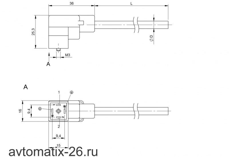 Разъем с кабелем Balluff BCC VC44-0000-10-053-VX8350-020