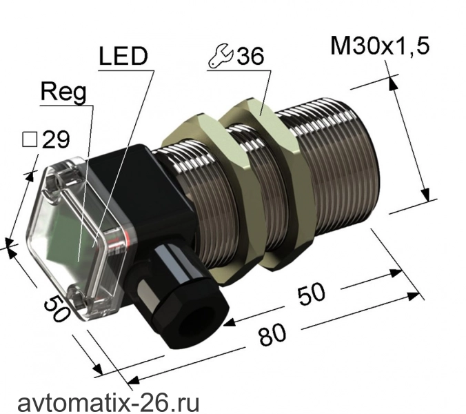Емкостный датчик PS1-30M80-10B41-B